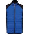 PA235 Proact Dual Fabric Sports Bodywarmer Dark Royal Blue / Black colour image